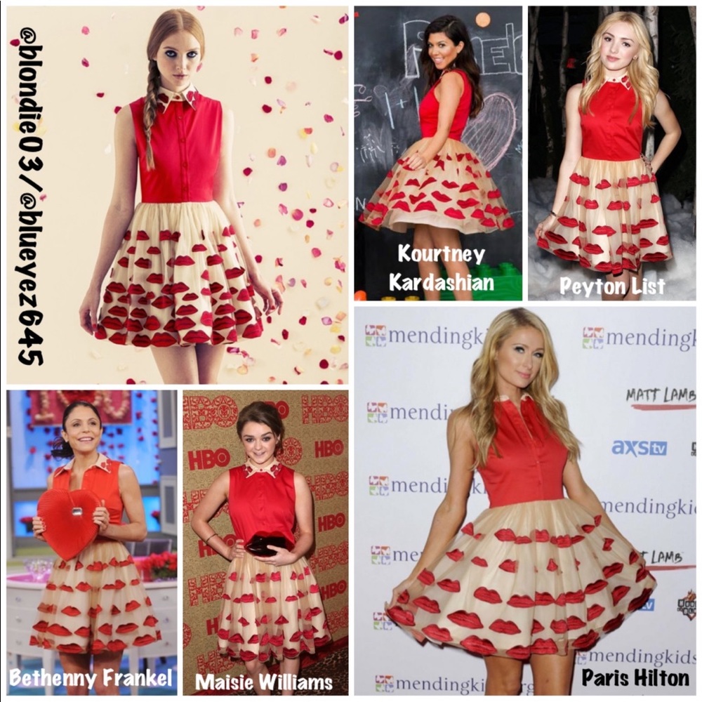 Alice + Olivia “Pout Lips” Dress 4